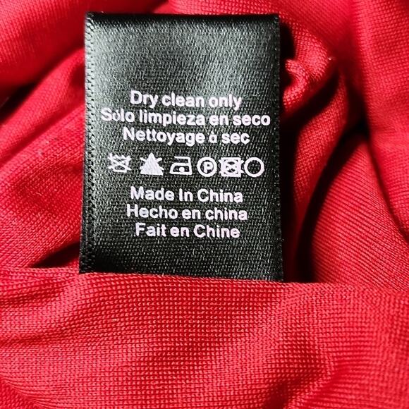 Adelyn Rae Red Dress Size Small - Picture 6 of 10